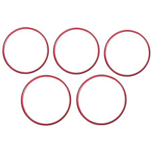 5 pezzi Anello di finitura decorativo per bocchetta di ventilazione dell'aria condizionata per auto
