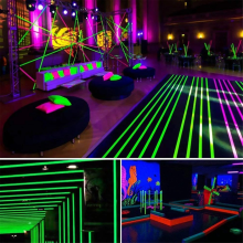Cotton Tapes Neon Party Tape Safety Warning UV Stage Props Wedding Home