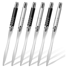 6 Pcs Letter Opener Metal 6.3 Inch Envelope Cutting Knife