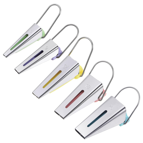 Tape Maker Kit 6mm 12mm 18mm 25mm 9mm Single and Double Fold Fabric Bias Binding Sew Tool for Patchwork 2