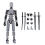 Multi Jointed Movable Robot 3D Printed Mannequin Toyslucky PVC Model Full Body Activity -D 1
