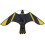 Bird Repeller Kite Simulation Eagle Flash Reflective Wind Pigeon for Backyard Lawn Farm Garden,1.4m 7