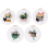 5 Sets Embroidery Kit for Beginners Adults , Hand 7
