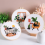 5 Sets Embroidery Kit for Beginners Adults , Hand Includes Leisure Cat, Hoop, Color Threads, Tools 5