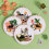 5 Sets Embroidery Kit for Beginners Adults , Hand Includes Leisure Cat, Hoop, Color Threads, Tools 4