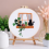 5 Sets Embroidery Kit for Beginners Adults , Hand Includes Leisure Cat, Hoop, Color Threads, Tools 7