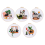 5 Sets Embroidery Kit for Beginners Adults , Hand Includes Leisure Cat, Hoop, Color Threads, Tools 8