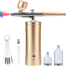 Airbrush - Kit Rechargeable Cordless Compressor Nail Art Portable AirBrush for Nails, Cake