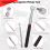 4 Pack Telescoping Magnet Pick-Up Tool Set, Extendable Magnetic Pickup 1-15 LB & 23inch Bendable Spring 3
