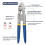 Wire Rope Crimping Tool,50FT Rope,Wire Tool Kit with 200PCS Aluminum Loop Sleeve,Wire 5