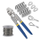 Wire Rope Crimping Tool,50FT Rope,Wire Tool Kit with 200PCS Aluminum Loop Sleeve,Wire 1