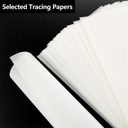 A4 Tracing Papers 200 Sheets, 63 GSM Paper Bulk , Technical for Drawing, Scrapbooking,Sketching 2