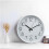 Living And Home 12 Inch Non-Ticking Wall Clock 1