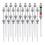 16 Pcs Beadable Letter Opener Metal Envelope for Gift Office Home 7