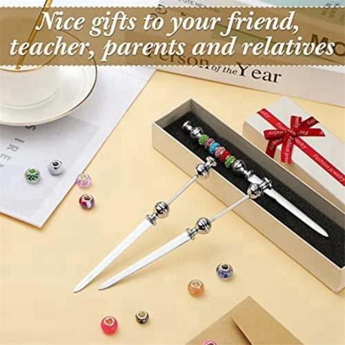 16 Pcs Beadable Letter Opener Metal Envelope for Gift Office Home 1