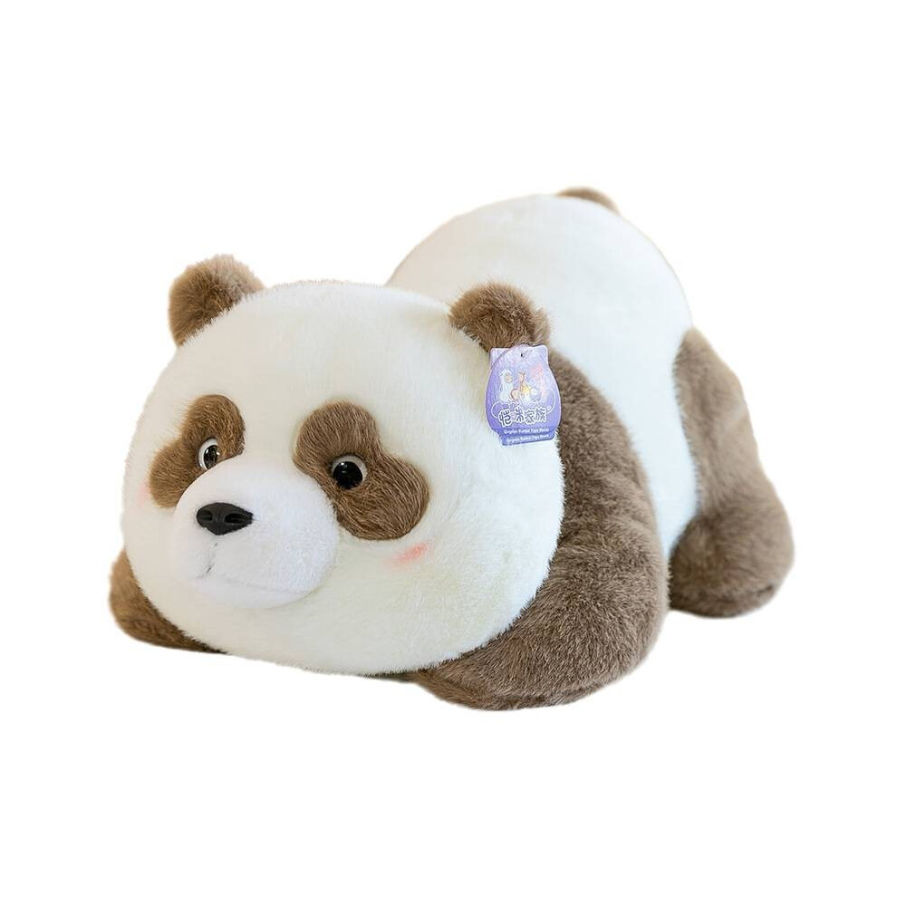 (, 45Cm/17.72In) Bear Panda Plush Pillow Toy Realistic Stuffed Animal Pp Cotton Filling Gift Kids Brown