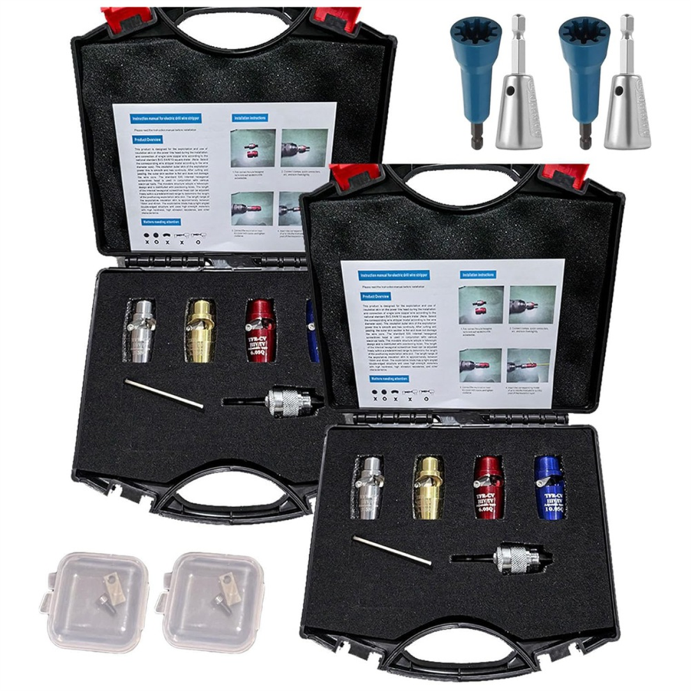 Wire Stripping Tool & Twisting Connector,Electrician Drill Stripper And Twister,Electrical Twister 4853504624137
