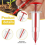 Mini Seed Spreader, Manual Seedlings Dibber and Widger Set, Handheld Garden Sower Planter for Tiny Seeds 2