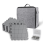 Blocking Mats for Knitting & Crochet Project, Boards with Grids Needlepoint or Crochet,Knitting Grey 1