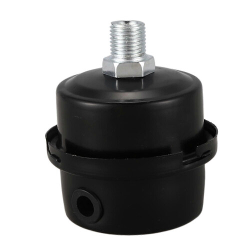 Air Compressor Intake Filter Muffler Silencer 1/4BSP 13mm Thread Black 1
