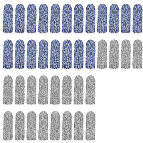 40 Pcs Finger Cots Cut Resistant Protector Anti Fingertips Sleeve Reusable Covers Thumb