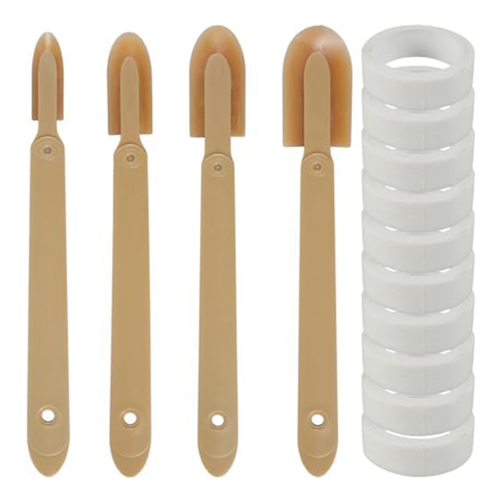 4Pcs Rubber Caulking Tool,Caulking Spatulas Caulk Finishing Tool,Caulk Remover Tool For Tiles Sink Joint Skirting,A 4853504632293