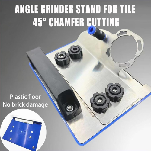 100 Type Angle Grinder Stand for Tile 45 Chamfer Cutting Metal Ceramic Chamfering Frame Portable Chamferer Tool B 2