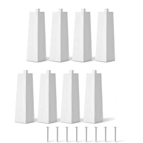 8 Pcs Aluminum Siding Corners Inch Outside White Corner Caps Smooth
