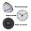 Living And Home 12 Inch Non-Ticking Wall Clock, Black 4