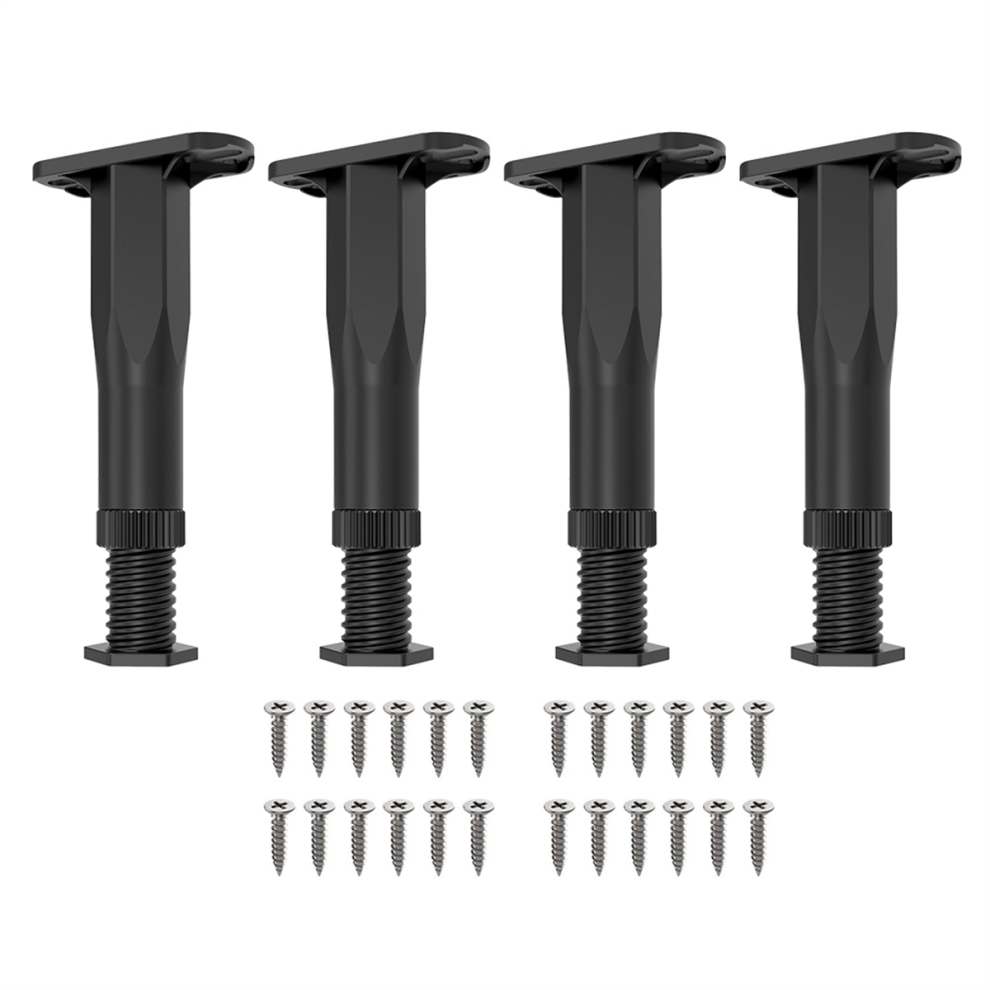 4Pcs Adjustable Bed Frame Support Legs ( 8.3In-14.5In), Center Slats Heavy Leg,For Frame/Sofa/Chair/Table 4853504634396