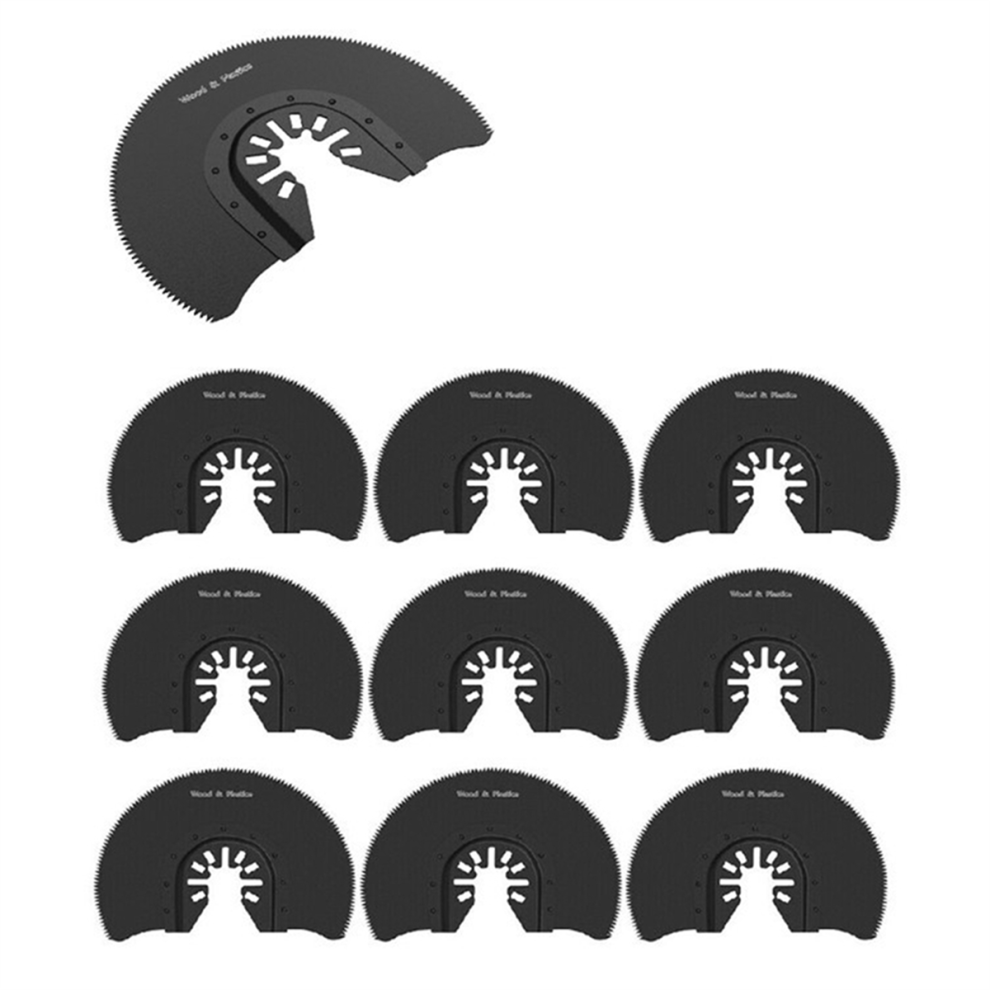 10Pcs 88Mm Half Circular Oscillating Multi Tool Saw Blades For Renovator Cutting Blade Woodworking 4853504638950