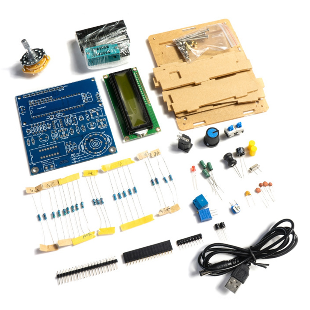 Dc5v High Precision Digital Inductance And Capacitance Measuring Instrument Frequency Meter With Case 4853504640564