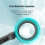 Metal Detector DM3004A Handheld Alarm High Sensitivity Scanner Security Checker Pinpointer Search Coil 5