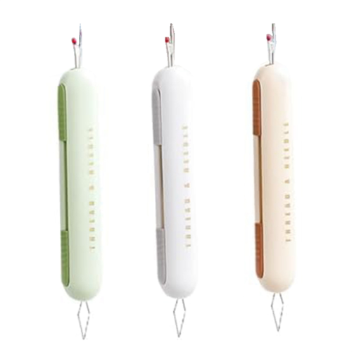 2 in 1 Needle Threader Seam Ripper, Threading and Kit Ripper Tool Rippers (3PCS)