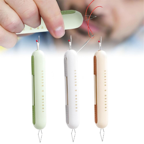 2 in 1 Needle Threader Seam Ripper, Threading and Kit Ripper Tool Rippers (3PCS) 1