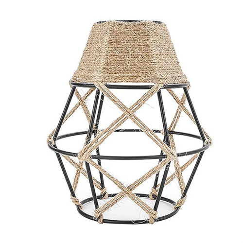 Retro Rope Chandelier Cord, Table Lamp Accessories with Cord Switch Plug (Without Bulb) EU 2