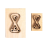 2pc Leather Cutting Die Set,Leather Dies for Shapes,Bow Shape Backpack Strap Mold DIY Craft Projects 1