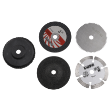 5PCS 75mm Cutting Discs Set for Angle Grinder - Wood, Stone, Marble & Metal Cutting Wheels