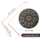 Copper Dowsing Rods - 2PCS Divining Rods+Dowsing Pendulum + Divination Mat- Water, Treasure, Buried Items Etc 3