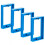 4Pcs 1/2Inch Single Gang Outlet Box Extender,Electrical Extender Receptacle Extension Blue 8