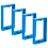 4Pcs 1/2Inch Single Gang Outlet Box Extender,Electrical Extender Receptacle Extension Blue 1