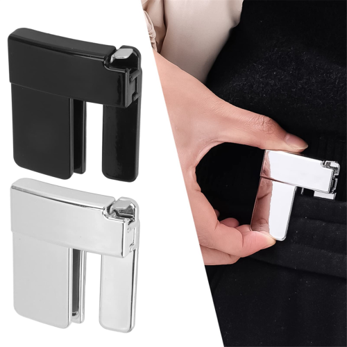 2PCS Pants Waist Shrink Clip Buckle Multi Function Belt 2
