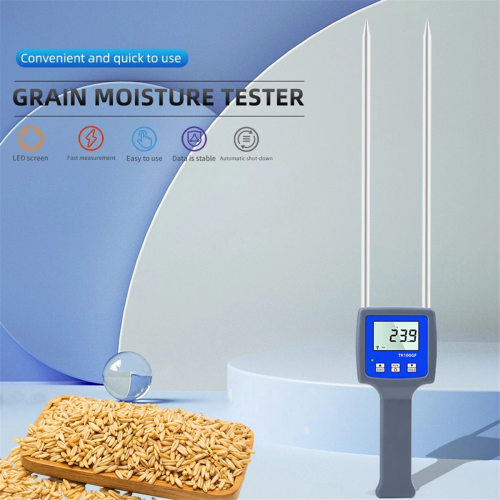 TK100GF Handheld Flour Starch Moisture Tester LCD Digital Display with Backlight Grain Meter Humidity 1