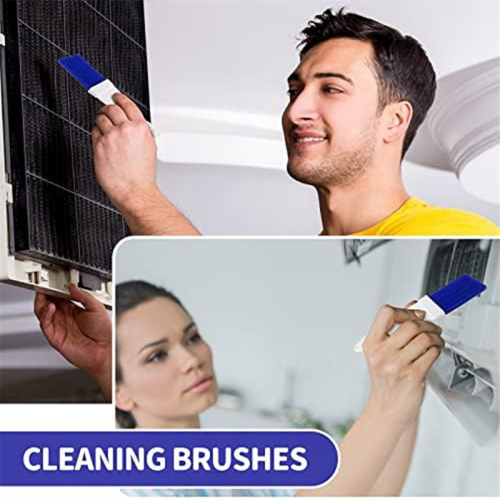 16PCS Air Conditioner Condenser Cleaning Brush Refrigerator Coil HVAC Small Plastic Stirring 2