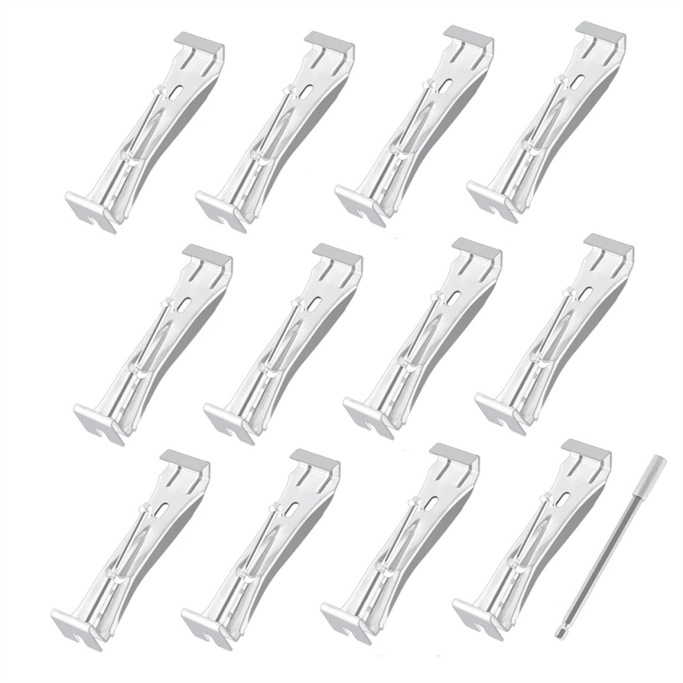 Gutter Hangers 5 Inch,Gutter Clips Hidden With A Rust Resistant Screw 6 Inch Drill Bit 4853504652390