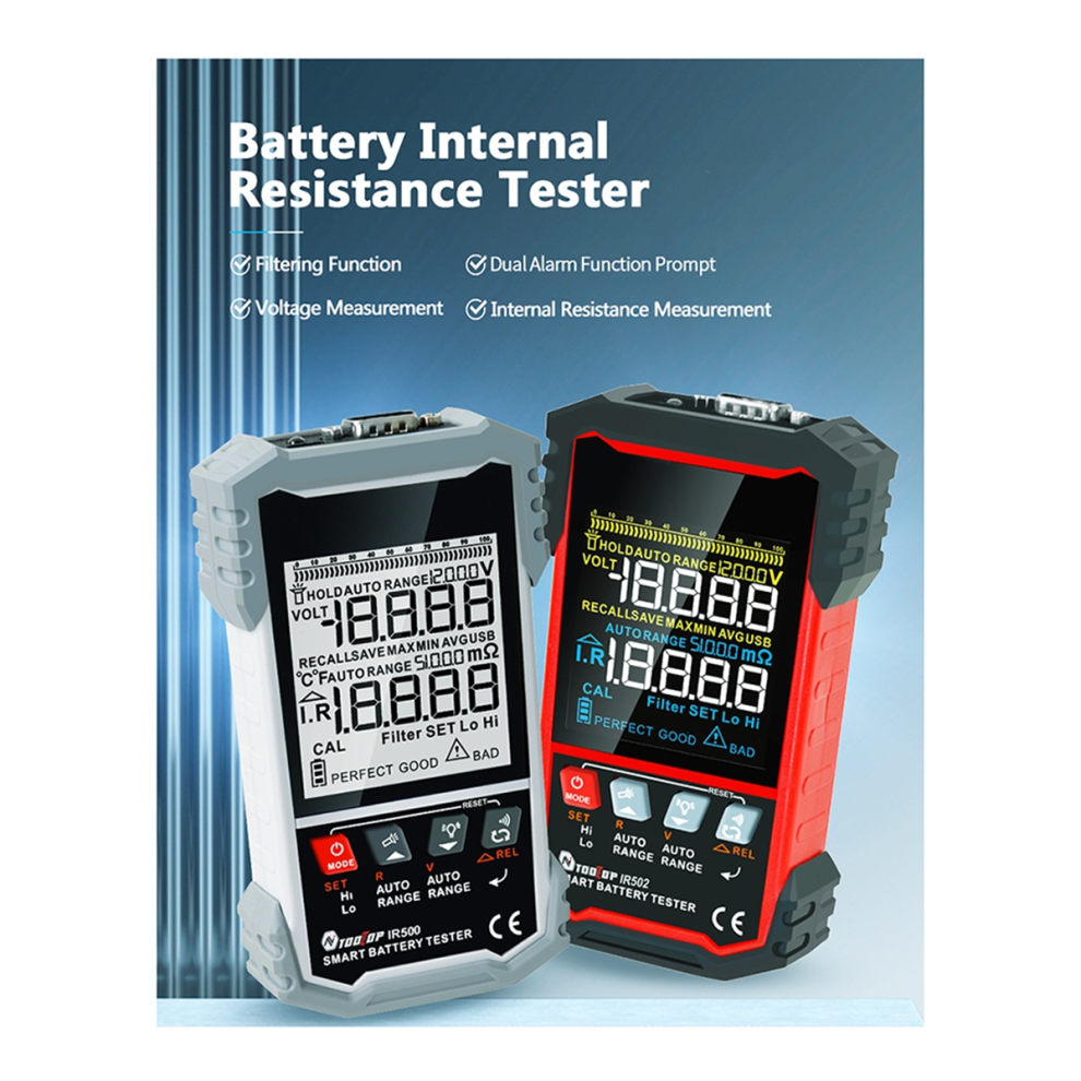 Ir502 Battery Internal Resistance Tester 500Î© High Precision Calibratable For Electric Car Electromobile 4853504651201
