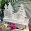 Christmas Tree and House Silicone Mold Set for DIY Cement Plaster Casting, Combination Decoration 5