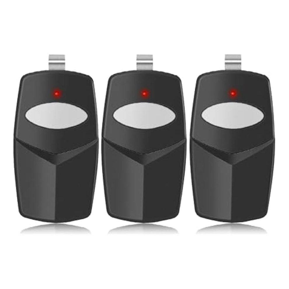 3Pcs Replacement For Linear Multicode Garage Gate Door Opener Remote,3089,308911,Mcs308911,10 Dip Switch,,300Mhz Black 4853504649383