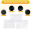 40Pcs Magnetic Sheets for Dies Storage, with Rubber Magnet Sheet, Die Cut Storage Essential Set Cutting 5