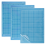 8.5x12inch Cutting Mat (Strong Grip), 3pcs Adhesive Mats Reusable Strong Grip Machine Replacement (Blue) 1